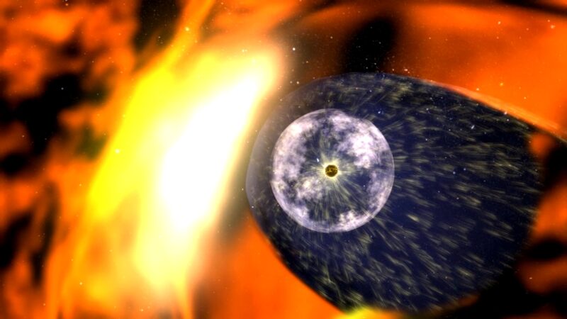 Illustration of the heliosphere